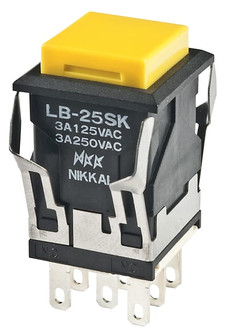 NKK Switches Part No LB25SKW01 E